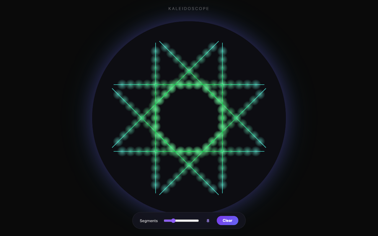 cohere/north-mini-code:free - Kaleidoscope generator